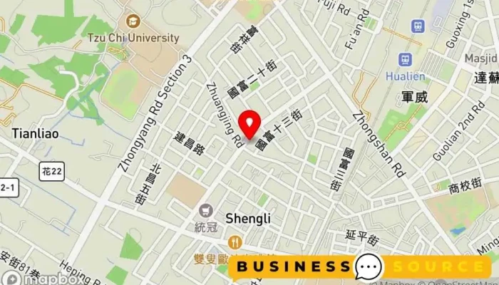 199Sheng Huo Bai Huo  Zi Qiang Dian 地圖 - Hualien County, Hualien City