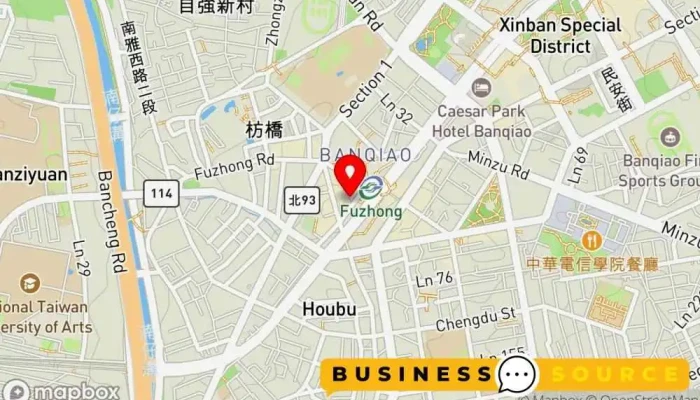 Ban Nong Huo Li Chao Shi 地圖 - New Taipei City, Banqiao District