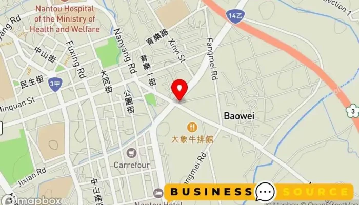 地图 臭豆腐 熟食店 在 Nantou County, Nantou City