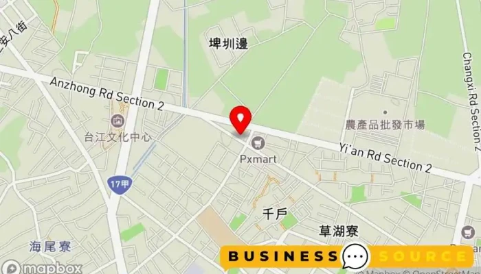 Da Yu Sheng Xian Chao Shi 24Xiao Shi Ying Ye Zhong An Zhong Lu Fu Jin Chao Shang Chao Shi 地圖 - Tainan City, Annan District