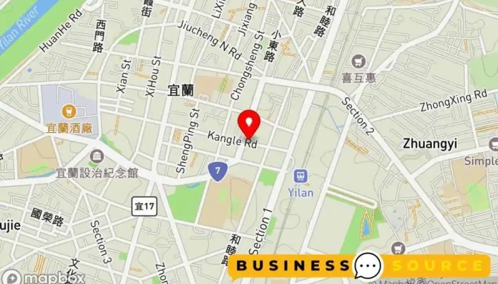 Da Zhong Hua Xue Sheng Fu Zhuan Mai Dian 地圖 - Yilan County, Yilan City