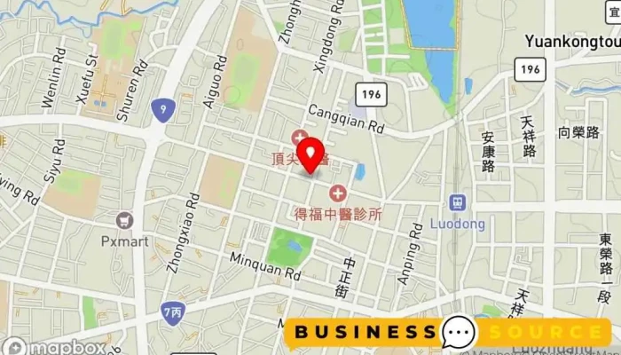 Dai Ni Tian Si Luo Dong Men Shi 地圖 - Yilan County, Luodong Township