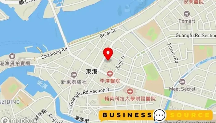Dong Gang Shi Chang 地圖 - Pingtung County, Donggang Township