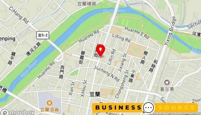 Feng Shi Xi Fu Yi Lan Luo Dong  Nan Shi Xiu Xian Shang Wu Xi Zhuang Dian 地圖 - Yilan County, Yilan City