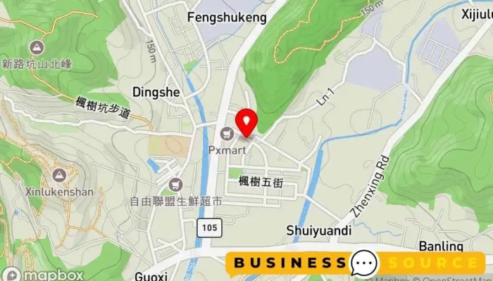 Feng Shu Sheng Xian Chao Shi 地圖 - Taoyuan City, Guishan District