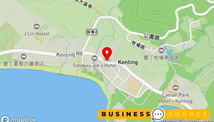 Ha Wa Shi Ken Ding Dian 地圖 - Pingtung County, Hengchun Township