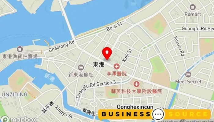 Hua Ge Er Sha Nuo Nei Yi Dong Gang Qi Jian Dian 地圖 - Pingtung County, Donggang Township
