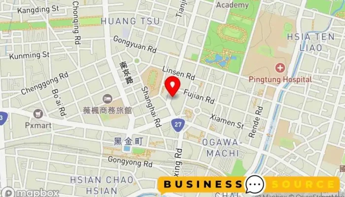 Hua Tian Xi Shi Li Fu Dian 地圖 - Pingtung County, Pingtung City