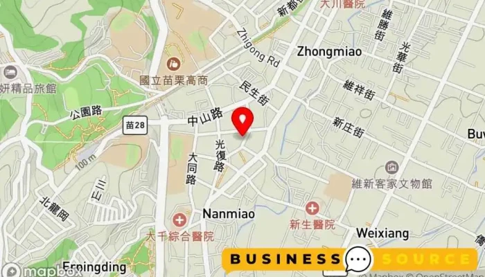 Ji Feng Su Liao Zhuan Mai Dian 地圖 - Miaoli County, Miaoli City