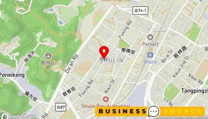 Jia Le Fu Chao Shi Shu Lin Fu Xing Dian 地圖 - New Taipei City, Shulin District