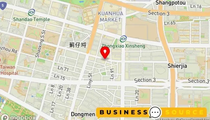 Jia Le Fu Chao Shi Tai Bei Ji Nan Dian 地圖 - Taipei City, Zhongzheng District