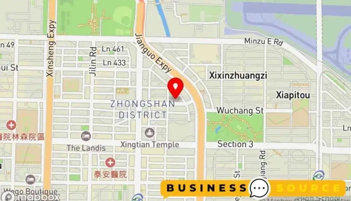 Jia Le Fu Chao Shi Tai Bei Nong An Dian 地圖 - Taipei City, Zhongshan District