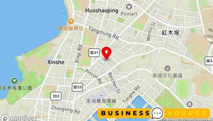 Jing Jing Fu Shi Dian 地圖 - Penghu County, Magong City