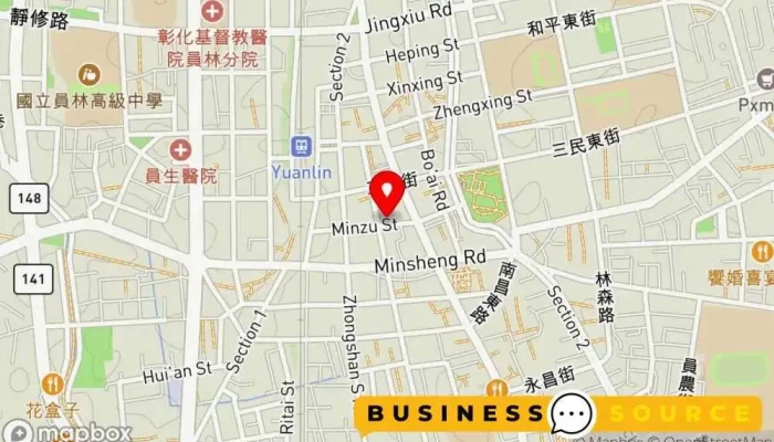Le Yi LalaZhang Hua Yuan Lin Dian 地圖 - Changhua County, Yuanlin City