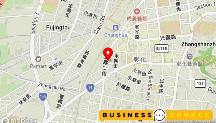 Liu Xing Xian 地圖 - Changhua County, Changhua City