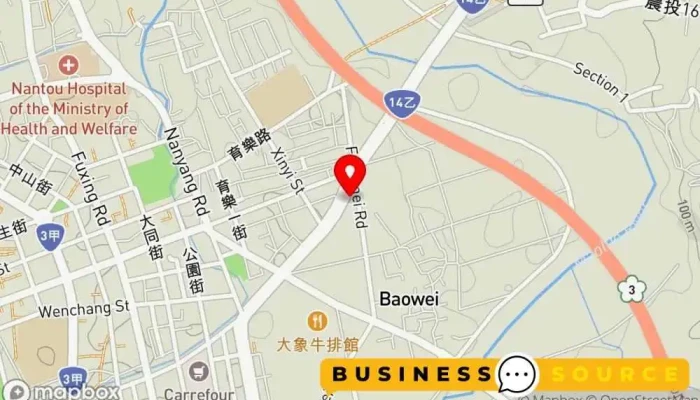 Long Tou Zhi Fu 地圖 - Nantou County, Nantou City