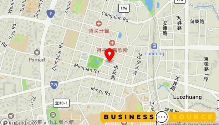Luo Dong Xiao Lun Dun Fu Shi 地圖 - Yilan County, Luodong Township