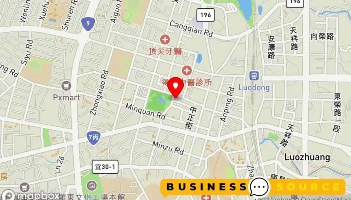 Luo Dong Ye Shi SunnyFu Shi 地圖 - Yilan County, Luodong Township