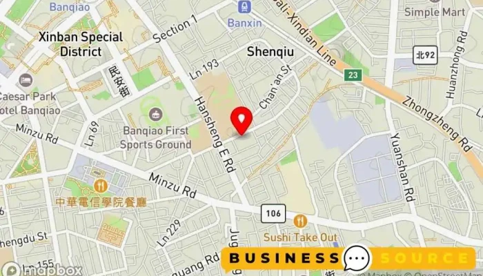 Mei Lian She Ban Qiao Yi Sheng Dong Dian 地圖 - New Taipei City, Banqiao District