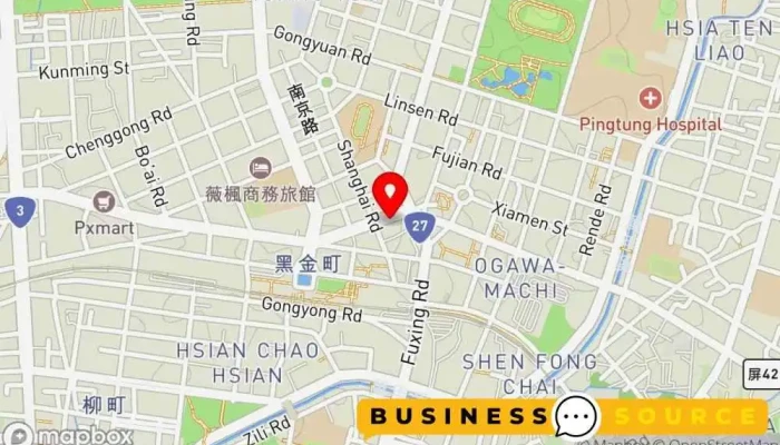 Niu Zi Cun 地圖 - Pingtung County, Pingtung City