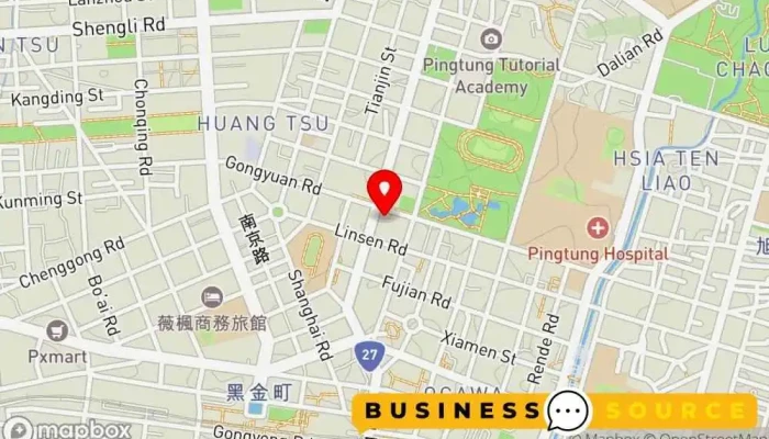 Ou Du Na Hu Wai Yong Pin 地圖 - Pingtung County, Pingtung City