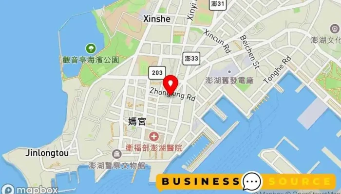 Ou Ya Fei Fu Shi 地圖 - Penghu County, Magong City