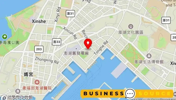 Peng Fang VibeZhuan Ju 地圖 - Penghu County, Magong City