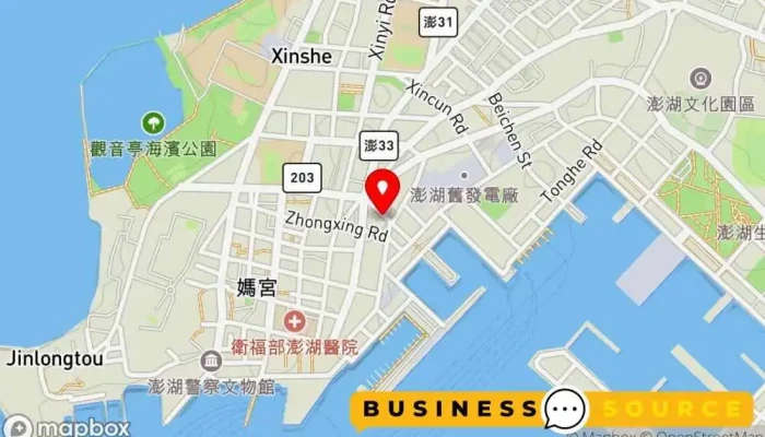 Qiao Qi Xi Fu She 地圖 - Penghu County, Magong City
