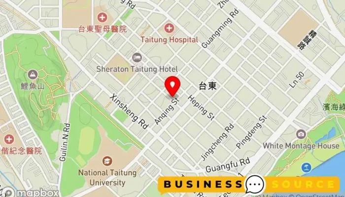 地图 青泽伴手礼琪玛酥 礼品篮专卖店, 亚洲杂货店, 甜品店, 礼品店, 美食杂货店, 杂货店, 糕点店 在 Taitung County, Taitung City