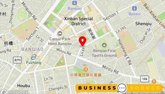 Quan Lian Fu Li Zhong Xin Ban Qiao Qu Yun Dian 地圖 - New Taipei City, Banqiao District