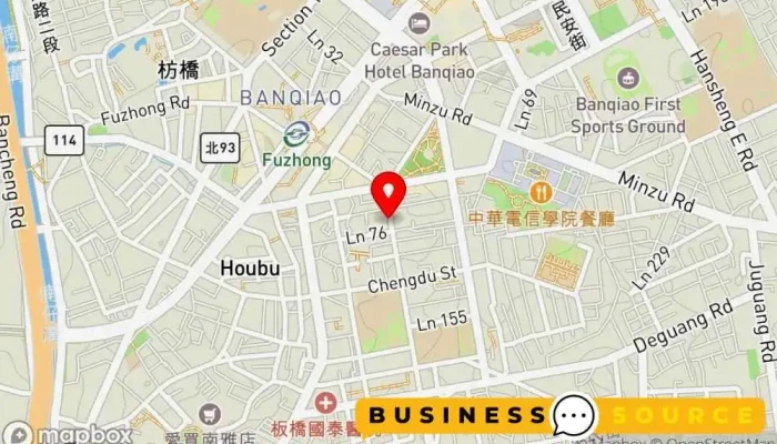 Quan Lian Fu Li Zhong Xin Ban Qiao Zhong Qing Dian 地圖 - New Taipei City, Banqiao District