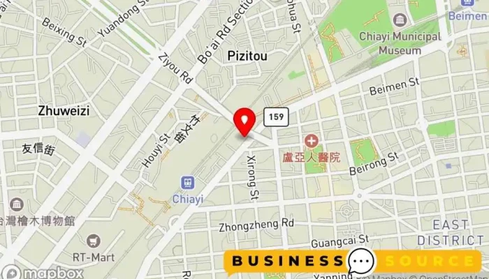 地图 全联福利中心 嘉义林森西 超市 在 Chiayi City, West District