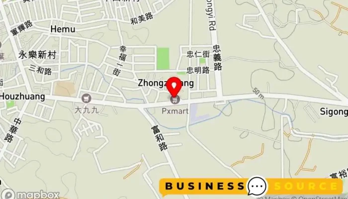 地图 全联福利中心嘉义中埔 超市 在 Chiayi County, Zhongpu Township