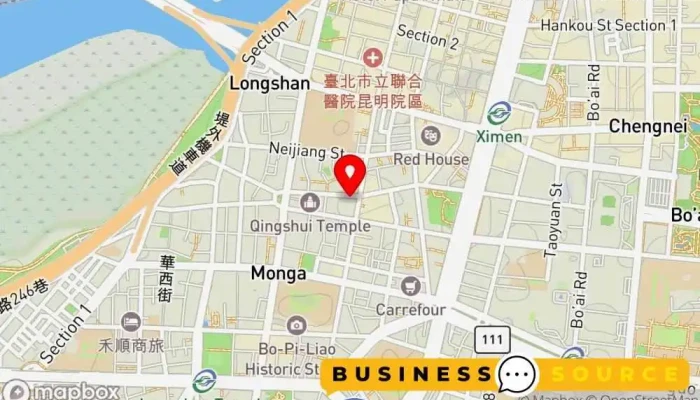 Quan Lian Fu Li Zhong Xin Mo Hua Chang Sha Dian 地圖 - Taipei City, Wanhua District