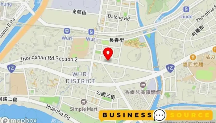 地图 全聯福利中心 烏日中山店 超市, 折扣超市 在 Taichung City, Wuri District