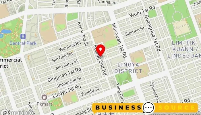 Quan Lian Fu Li Zhong Xin Pxmart Gao Xiong Fu Xing 地圖 - Kaohsiung City, Sinsing District