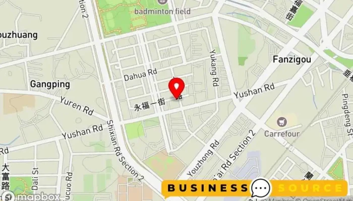 地图 全聯福利中心Pxmart 嘉義大統 超市, 折扣超市 在 Chiayi City, West District