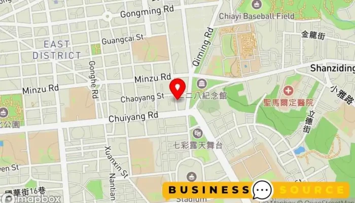 地图 全聯福利中心Pxmart 嘉義民國 折扣超市 在 Chiayi City, East District