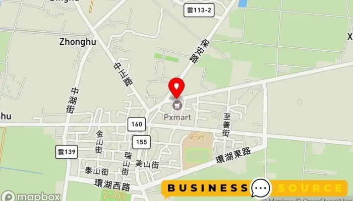 Quan Lian Fu Li Zhong Xin Pxmart Yun Lin Si Hu 地圖 - Yunlin County, Sihu Township