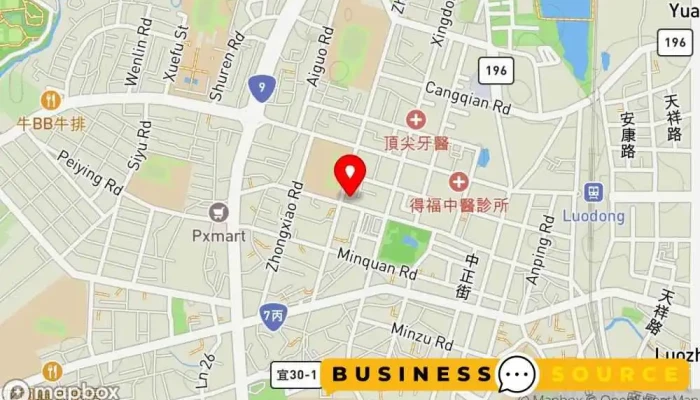 Ren Da Fu Zhuang You Xian Gong Si 地圖 - Yilan County, Luodong Township