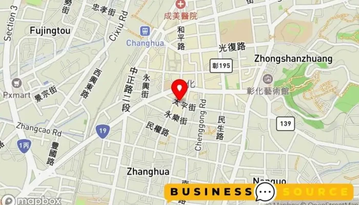 San Mei Fu Zhuang Xing 地圖 - Changhua County, Changhua City