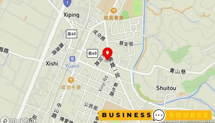 Shang Fa Bian Li Shang Dian 地圖 - Miaoli County, Yuanli