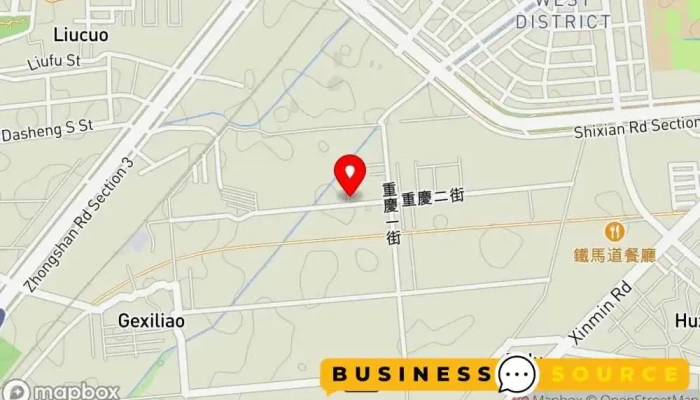 地图 上青食品行 商店 在 Chiayi County, Shuishang Township
