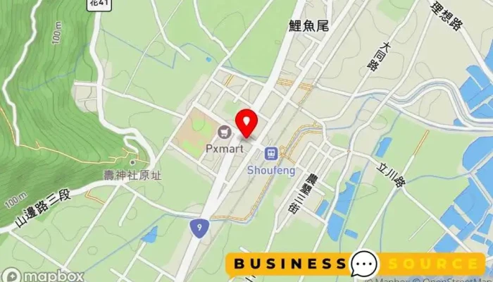 地图 统冠寿丰农会超市 超市 在 Hualien County, Shoufeng Township