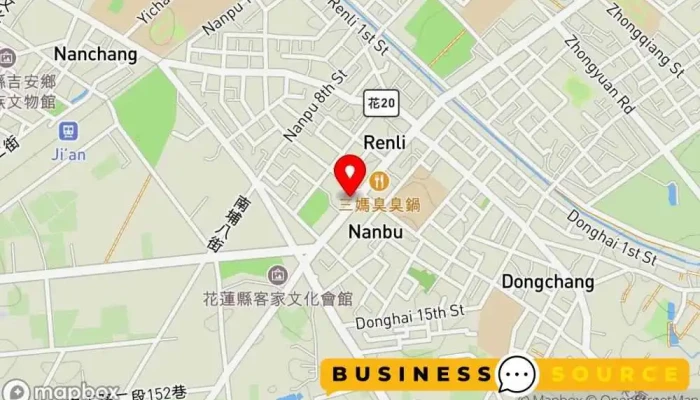 地图 县联福利大批发 购物中心, 百货商场, 家居DIY工具店 在 Hualien County, Ji’an Township