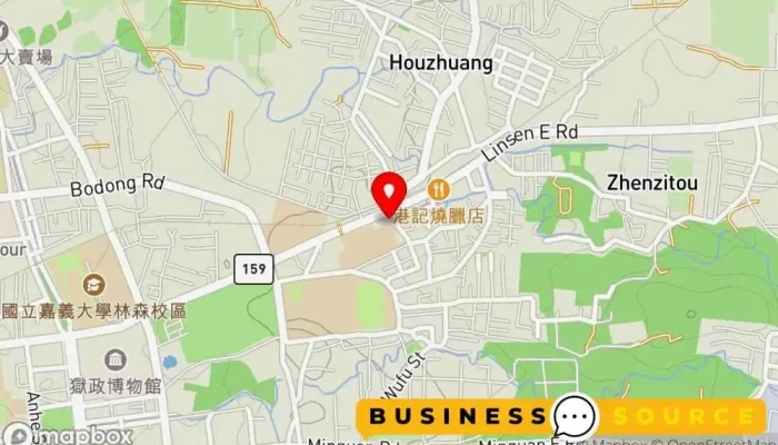 地图 協德生鮮超市 商店 在 Chiayi City, East District
