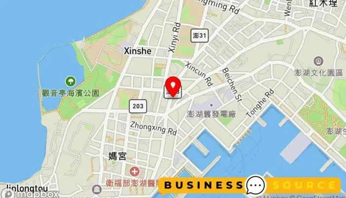 Xin Ming Jie Fu Shi Dian 地圖 - Penghu County, Magong City