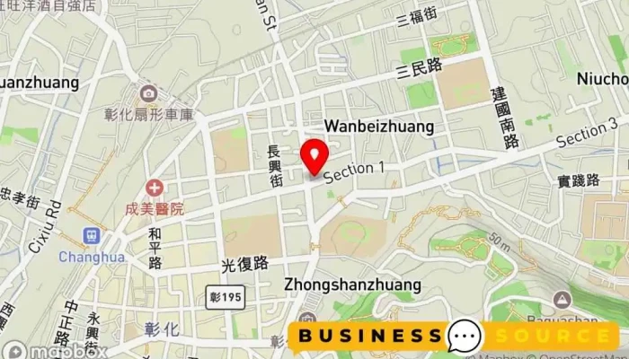 Xin Qi Xue Sheng Zhi Fu Zhuan Mai Dian 地圖 - Changhua County, Changhua City