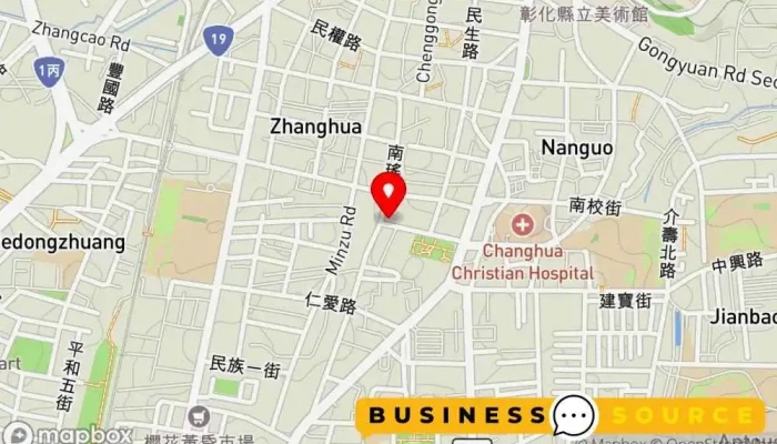 地图 旭赞素料专卖店 超市, 食品供应商 在 Changhua County, Changhua City