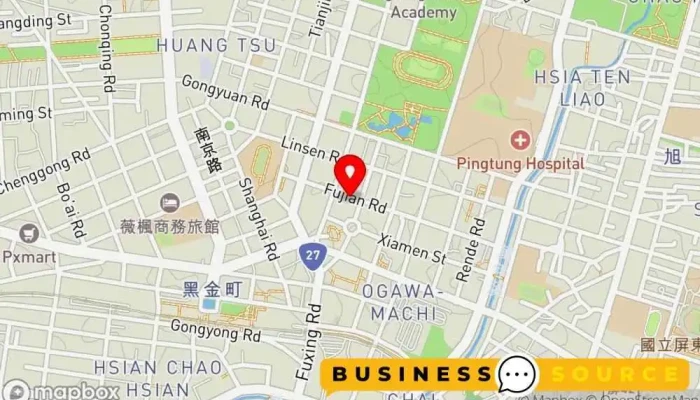 Yi Lian Fu Shi 地圖 - Pingtung County, Pingtung City
